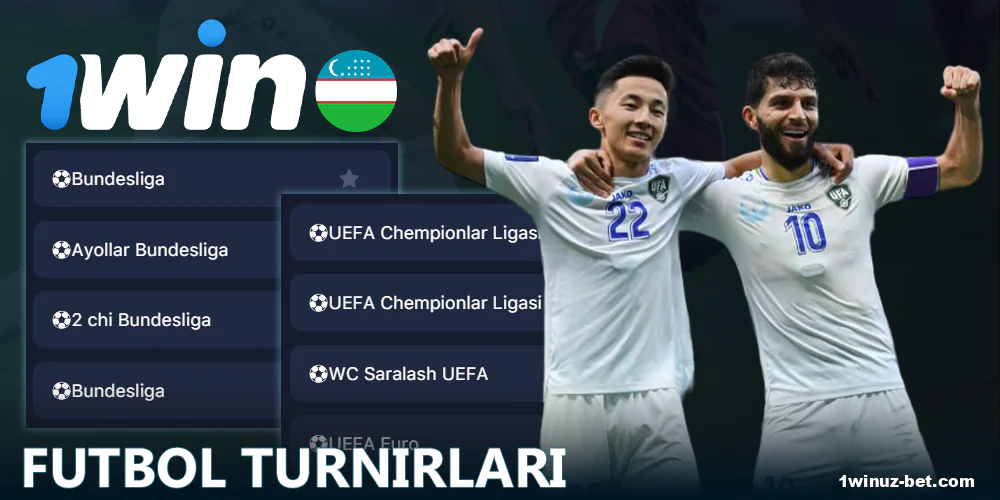 1Win O'zbekistondagi futbol musobaqalari