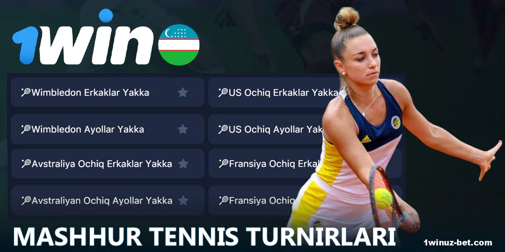 1Win O'zbekistondagi tennis turnirlari.