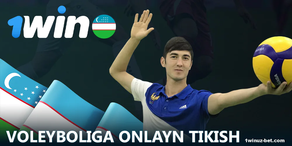 1Win O'zbekiston orqali voleybol o'yinlariga pul tikish